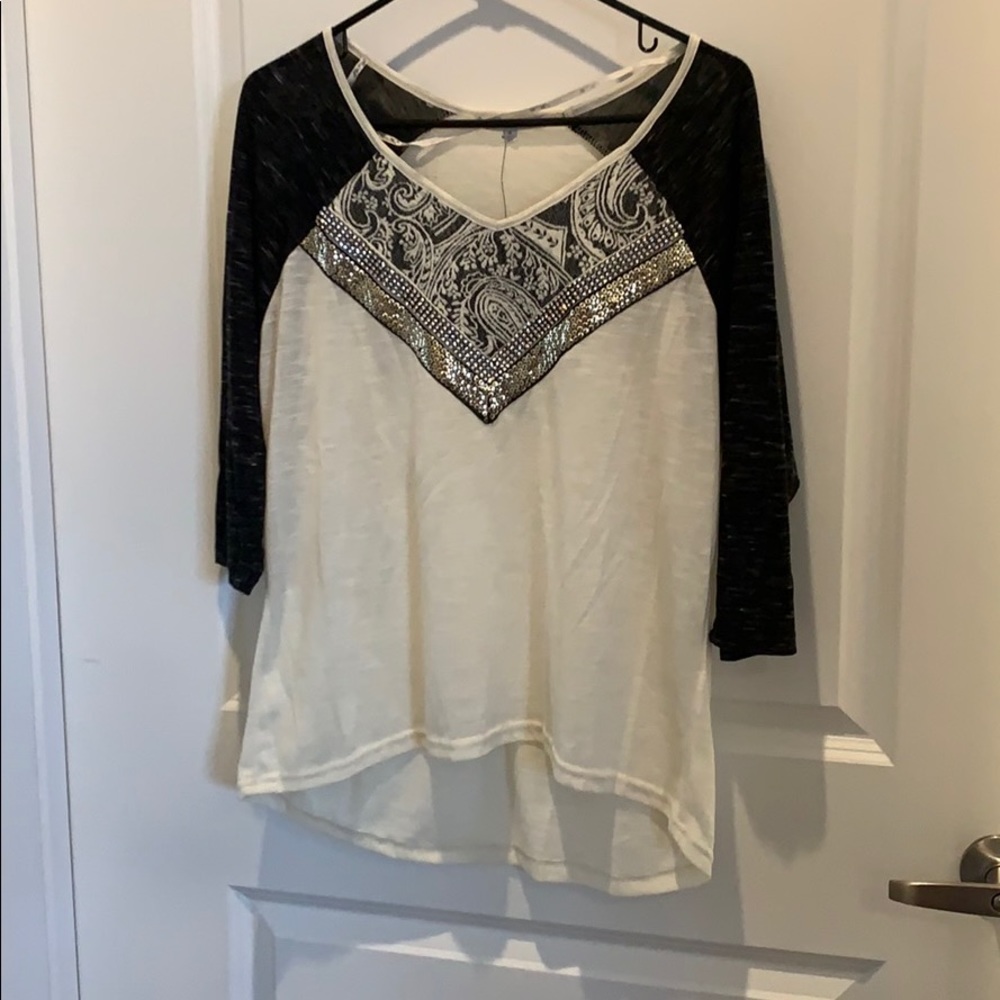 Miss Me ¾ Sleeve Shirt